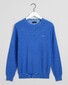 Gant Cotton Piqué Crew Neck Pullover Royal Blue Melange