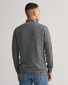 Gant Cotton Piqué Half-Zip Pullover Dark Grey Melange