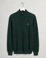 Gant Cotton Piqué Half Zip Pullover Green