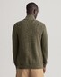 Gant Cotton Piqué Zip Cardigan Vest Juniper Green