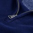 Gant Cotton Piqué Zipper Pullover Dark Evening Blue