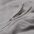 Gant Cotton Piqué Zipper Pullover Grey Melange