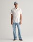 Gant Cotton Poplin Short Sleeve Button Down Overhemd Wit