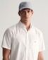 Gant Cotton Poplin Short Sleeve Button Down Overhemd Wit