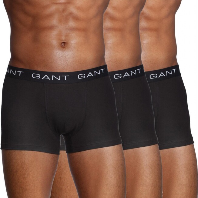 Gant Cotton Shorts 3Pack Underwear Black