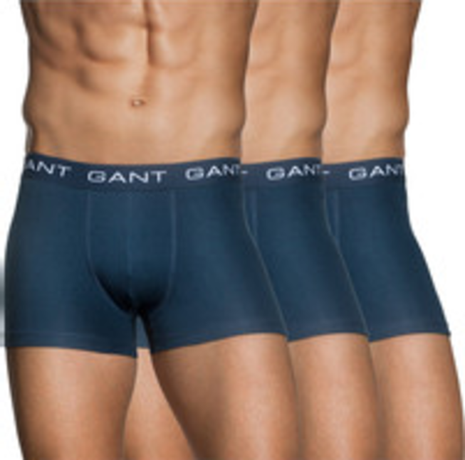 Gant Cotton Shorts 3Pack Underwear Navy