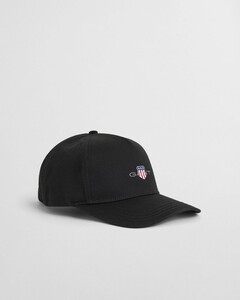 Gant Cotton Twill Shield Logo Cap Zwart
