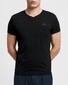 Gant Cotton V-Neck 2Pack T-Shirt Black-White
