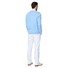 Gant Cotton V-Neck Pullover Sky Blue Melange