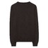 Gant Cotton Wool Pullover Dark Brown Melange