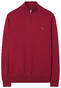 Gant Cotton Wool Zipper Pullover Bordeaux Melange