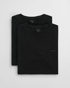Gant Crew Neck 2Pack T-Shirt Black