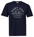 Gant Crew Neck Graphic Ski Club Conquer The Snow T-Shirt Avond Blauw