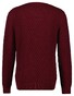 Gant Crew Neck Textured Cotton Pullover Plumped Red