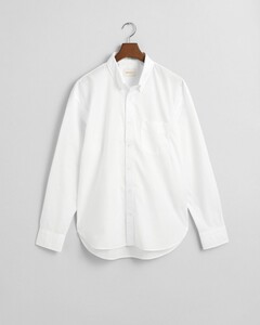 Gant Crisp Heritage Poplin Uni Color Shirt White