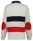 Gant Denim Collar Blockstripe Sport Heavy Rugger Pullover Eggshell