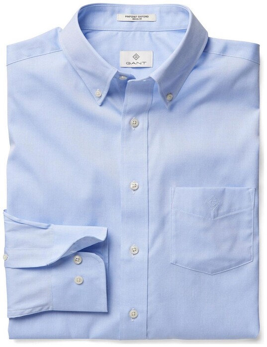 Gant Diamond G Pinpoint Oxford Shirt Light Blue