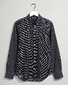 Gant Dobby Fine Pattern Button Down Overhemd Grijs Melange