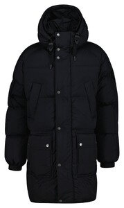 Gant Down Solid Color Parka Jack Black