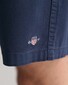 Gant Drawstring Logo Shorts Stretch Cotton Bermuda Marine