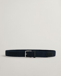 Gant Elastic Braided Belt Riem Avond Blauw