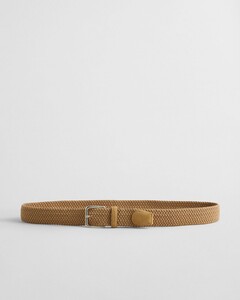 Gant Elastic Braided Belt Riem Caramel Beige