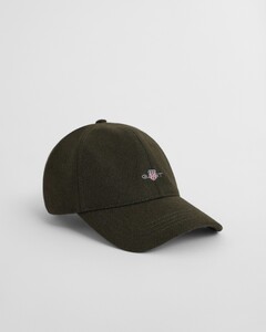 Gant Embroidery Shield Melton Cap Dark Sage
