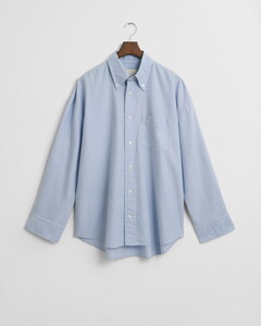 Gant Extra Oversized Maximum Oxford Button-Down Overhemd Licht Blauw