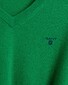 Gant Extrafine Lambswool V-Neck Pullover Amazon Green