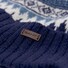Gant Fairisle Knit Beanie Muts Persian Blue