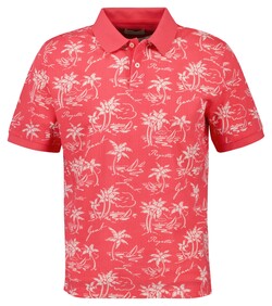 Gant Fantasy Island Pattern Regatta Polo Watermeloen Rood