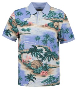 Gant Fantasy Island Polo Licht Blauw