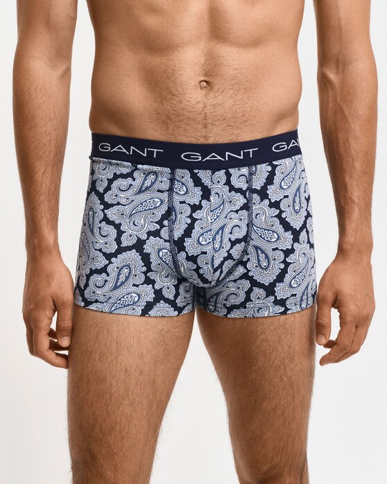 Gant Fantasy Paisley Trunk 3Pack Ondermode Avond Blauw