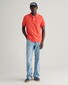 Gant Fine Shield Short Sleeve Piqué Uni Polo Burnt Orange