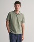 Gant Fine Shield Short Sleeve Piqué Uni Polo Dry Green