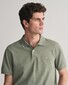 Gant Fine Shield Short Sleeve Piqué Uni Polo Dry Green