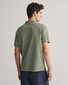 Gant Fine Shield Short Sleeve Piqué Uni Polo Dry Green