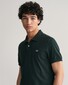 Gant Fine Shield Short Sleeve Piqué Uni Polo Groen