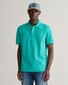 Gant Fine Shield Short Sleeve Piqué Uni Polo Lagoon Blue