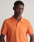 Gant Fine Shield Short Sleeve Piqué Uni Polo Pumpkin Orange