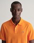 Gant Fine Shield Short Sleeve Piqué Uni Polo Sweet Orange