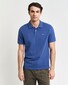 Gant Fine Shield Short Sleeve Piqué Uni Polo Vintage Blue