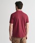 Gant Fine Shield Short Sleeve Piqué Uni Polo Wijnrood