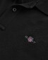 Gant Fine Shield Short Sleeve Piqué Uni Polo Zwart