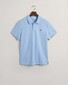 Gant Fine Shield Short Sleeve Piqué Uni Poloshirt Capri Blue