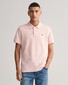 Gant Fine Shield Short Sleeve Piqué Uni Poloshirt Faded Pink