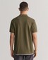 Gant Fine Shield Short Sleeve Piqué Uni Poloshirt Juniper Green