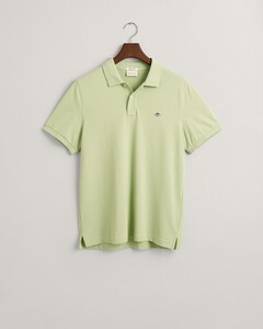 Gant Fine Shield Short Sleeve Piqué Uni Poloshirt Milky Matcha