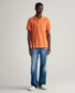 Gant Fine Shield Short Sleeve Piqué Uni Poloshirt Pumpkin Orange