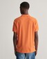 Gant Fine Shield Short Sleeve Piqué Uni Poloshirt Pumpkin Orange
